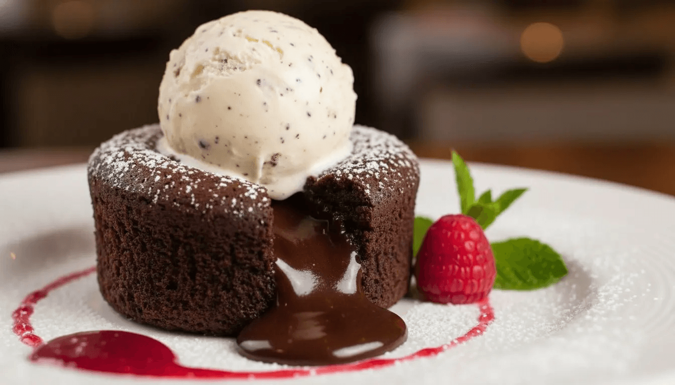 Dark Chocolate Soufflé